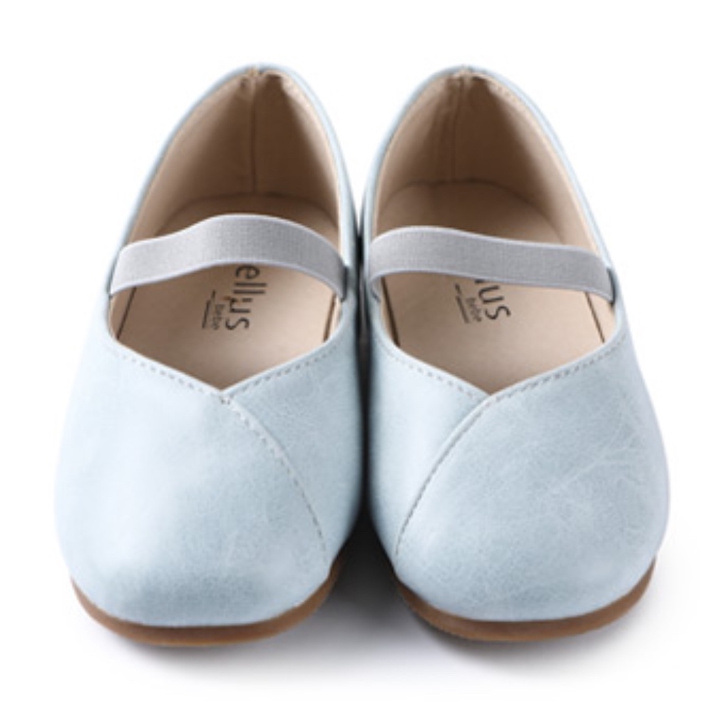 Girls Ballet Flats Ballerina Mary Jane Blue Shoes